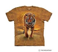 The Mountain Maglietta Rising Sun Tiger Animal Adulto Unisex 2XL