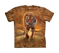The Mountain Maglietta Rising Sun Tiger, Oro, S