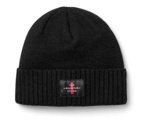 The Mountain Studio - Cashmere Mix Cross Logo Beanie - Berretto One Size nero