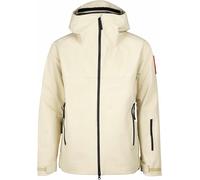 The Mountain Studio - Giacca da sci impermeabile e traspirante - 3L Rugged Ripstop Shell Jacket Castle Wall per Uomo in Pelle - Taglia L - Beige