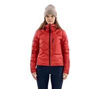 The Mountain Studio W Ultralight Down Hood Jacket Equestrian Red S