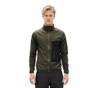 The Mountain Studio Techno Grid Fleece T-neck Forest Green L