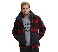 The Mountain Studio Rocky Mountain M - giacca in pile - uomo S Red/Black man Recycled Polyester,Recycled Materials