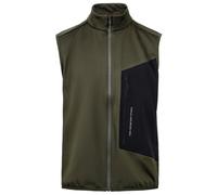The Mountain Studio - Techno Grid Fleece Vest - Gilet in pile M olivia