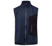 The Mountain Studio - Techno Grid Fleece Vest - Gilet in pile XL blu