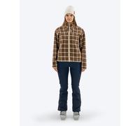 The Mountain Studio W. Soft Wool Pile Jacket Brindle/castle Wall L