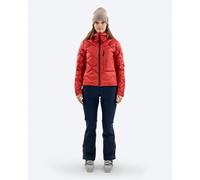 The Mountain Studio W Ultralight Down Hood Jacket Equestrian Red M