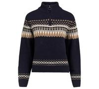The Mountain Studio - Women's Ski Lambswool Sweater - Pullover in lana merino M blu