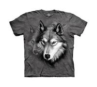 The Mountain T-Shirt con Pappagallo Big Face, Grigio, 3XL