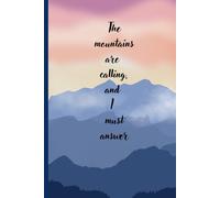 The Mountains are Calling Abstract Boho Sun Mountain Paperback Journal and Notebook for Women, 6×9 Inches, Office Supply, Journal Notebooks for Journaling Writing Work Office College, Boho Gifts