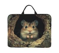 The Mouse Behind The Tree Custodia per notebook con maniglia per laptop da 14 pollici Custodia per computer per donne uomini borsa imbottita per laptop