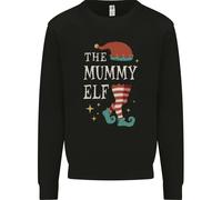 The Mummy Elf Divertente Natale Xmas Uomo Felpa Maglione