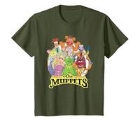 The Muppets Show Characters Maglietta, Bambini, Oliva, 3 anni