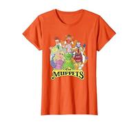 The Muppets Show Characters Maglietta, Donna, Arancio, 3XL