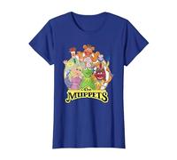 The Muppets Show Characters Maglietta, Donna, Blu Reale, XXL
