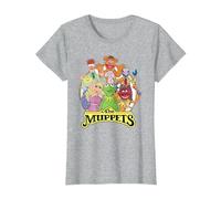 The Muppets Show Characters Maglietta, Donna, Grigio Melange, M