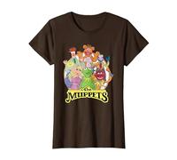 The Muppets Show Characters Maglietta, Donna, Marrone, 3XL