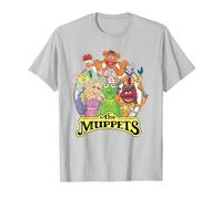 The Muppets Show Characters Maglietta, Uomo, Argento, 3XL