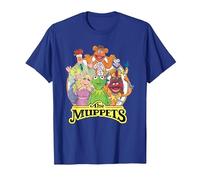 The Muppets Show Characters Maglietta, Uomo, Blu Reale, L