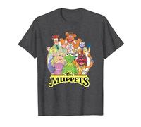 The Muppets Show Characters Maglietta, Uomo, Grigio Scuro, 3XL