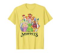The Muppets Show Characters Maglietta, Uomo, Limone, 3XL