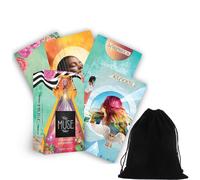 The Muse Tarot Card Deck E Guidebook Ispirazione Creativa Con Sacchetto