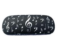 The Music Gifts Company Musica Simbolo Nero Foderati Custodia per Occhiali