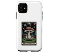 The Mycologist Tarot Card Cottagecore Foraging Fungo Custodia per iPhone 11
