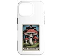 The Mycologist Tarot Card Cottagecore Foraging Fungo Custodia per iPhone 16 Pro