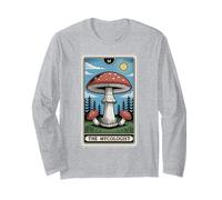 The Mycologist Tarot Card Cottagecore Foraging Fungo Maglia a Manica