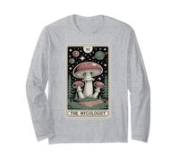 The Mycologist Tarot Card Cottagecore Foraging Fungo Maglia a Manica