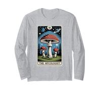 The Mycologist Tarot Card Cottagecore Foraging Fungo Maglia a Manica