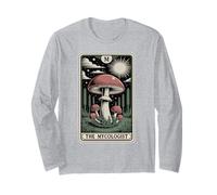The Mycologist Tarot Card Cottagecore Foraging Fungo Maglia a Manica