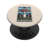 The Mycologist Tarot Card Cottagecore Foraging Fungo PopSockets PopGrip Adesivo