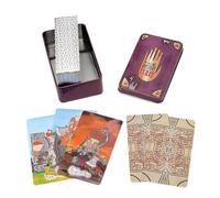 The Mystery Tarot, Tarocchi Carte per la Divinazione, Mazzo di tarocchi portatile da 78 fogli, Carte Oracle Full-English, Carte di divinazione di ispirazione, Mazzo di tarocchi per l'apprendimento,