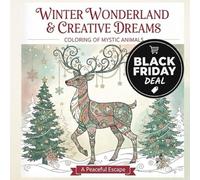 The Mystic Animals Winter Coloring Book | Calm, Detailed & Dreamy Designs for Stress Relief and Creative Escape: Mindful Coloring Pages for Relaxation, Perfect for Teens, Adults and all Age Groups