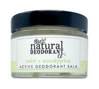 The Natural Deodorant Co, Active Deodorant Balm, On-the-Go Application, Perfect for Gym Use, Mint & Eucalyptus, 55g