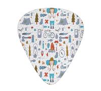 The Nature Wildlands Activities Pattern Print12 - Accordatore professionale per chitarra, basso e modalità di accordatura cromatica