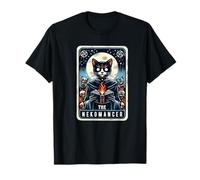 The Nekomancer Funny Necromante Cat Fantasy Tarocchi Gioco di parole Maglietta