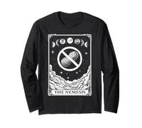 The Nemesis Peanut Allergy Allergic Tarocco Card Witchy Moon Maglia a Manica