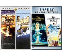 The NeverEnding Story & Inkheart + The Golden Compass DVD Set Classic Family Fantasy Movie Bundle 4 Film Feature
