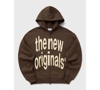 The New Originals BIG LOGO ZIP UP HOODIE men Hoodies|Zippers brown in taglia:S