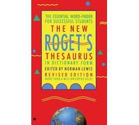 The New Roget's Thesaurus in Dictionary Form (Tascabile)