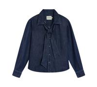 The New Society - Camicia Donna Tencel - - Blouses & Shirts - Donna - Blu - S