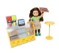 The New York Doll Collection Super Carino Set Pizza Completo - Includere un Sacco di Accessori - Per bambole da 18 pollici/ 46 cm - Set da Gioco del Negozio di Bambole