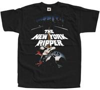 The New York Ripper V1 Lucio Fulci Horror 1982 T-Shirt (Black) XL