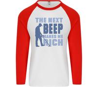 The Next Beep Divertente Metal Detecting Uomo L/S Baseball T-Shirt