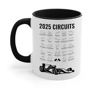 The Next Tazza da caffè vintage per uomo e donna con Formula Racing Formula 2024 (bianco e nero, 11 oz)