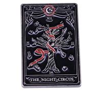 The Night Circus Tarocchi Carta Pagano Albero Fortune Telling XII Luna 3,8 cm Spilla smaltata, 1.5 Inches, Smalto, Smaltato