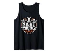 The Night Is Young - Teschio di Halloween spettrale Canotta